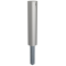Stainless steel post |  204 mm | removable, with Euro profile cylinder lockthree keys, self-engaging lockwith hot-dip galvanized ground socket part-no. 470.10 | height above ground approx. 900 mm